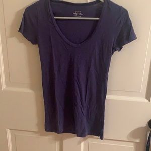 J. Crew V Neck midnight blue